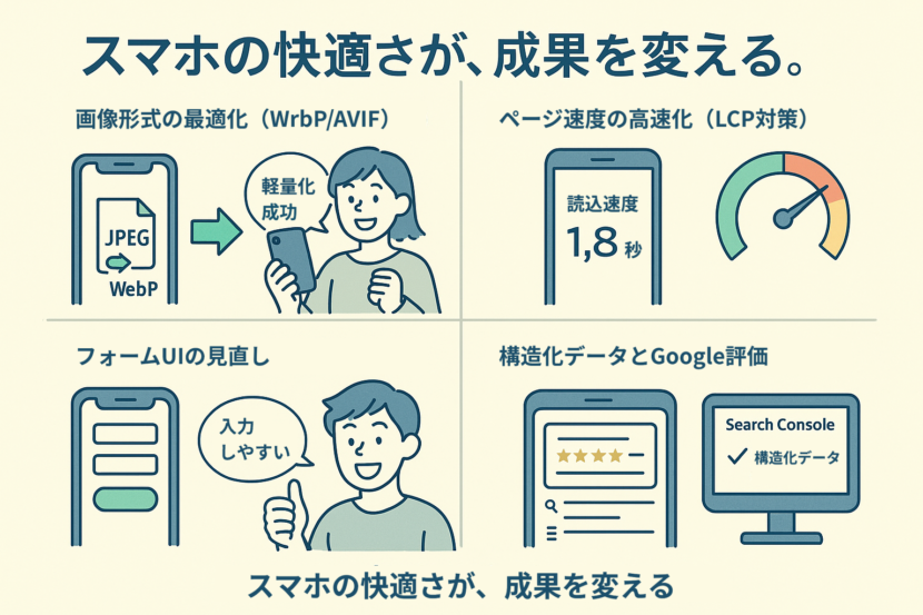 モバイルサイト改善で見直すべきポイント一覧