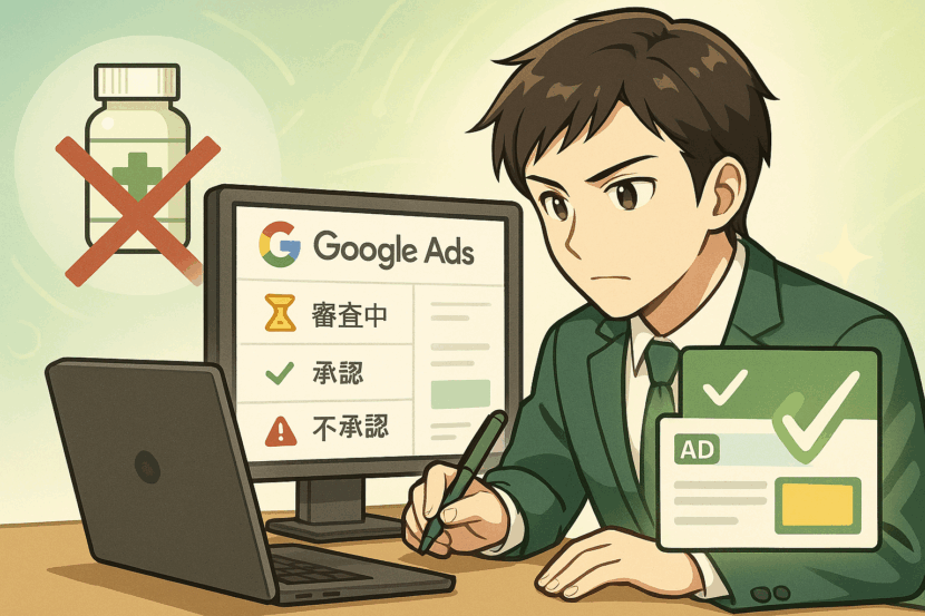 処方薬や医薬品関連キーワードのターゲティング制限と更新