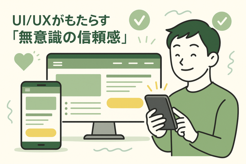 UI/UXがもたらす「無意識の信頼感」