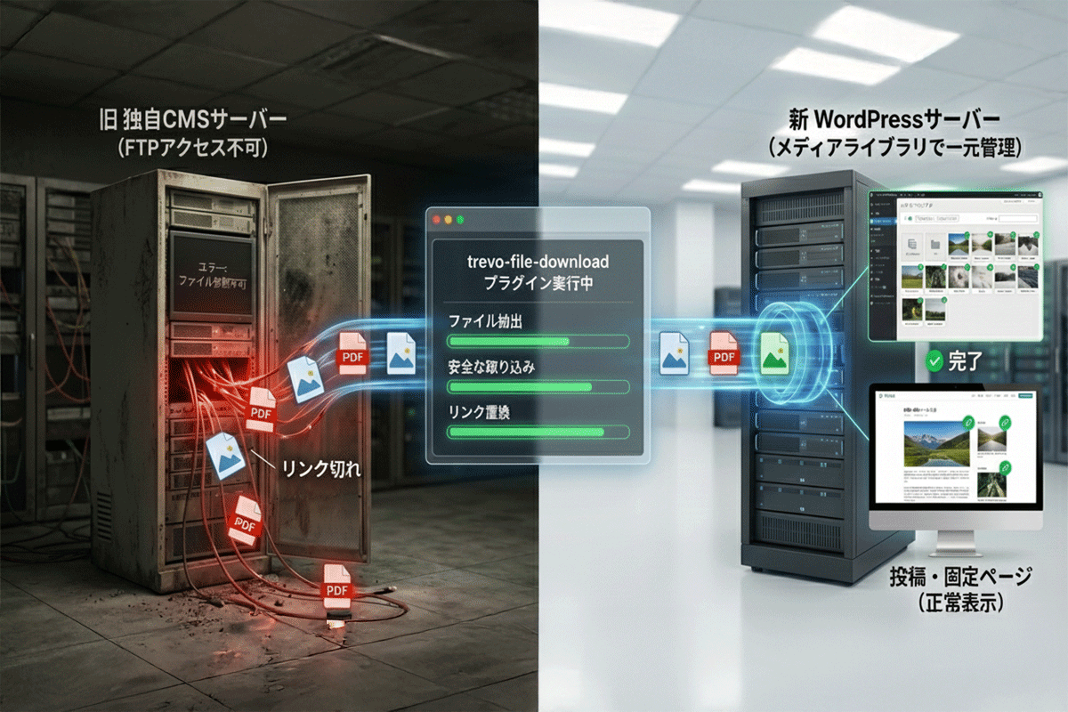 独自CMSからWordPress移行で詰んだ話。